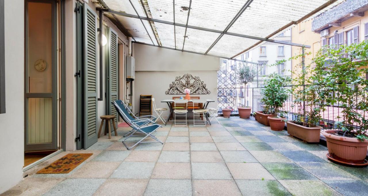 Joivy Apt For 6 With Big Terrace In Milan Centro Storico Екстер'єр фото